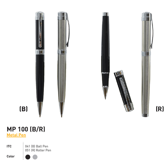 MP 100 (B/R) - Metal Pen